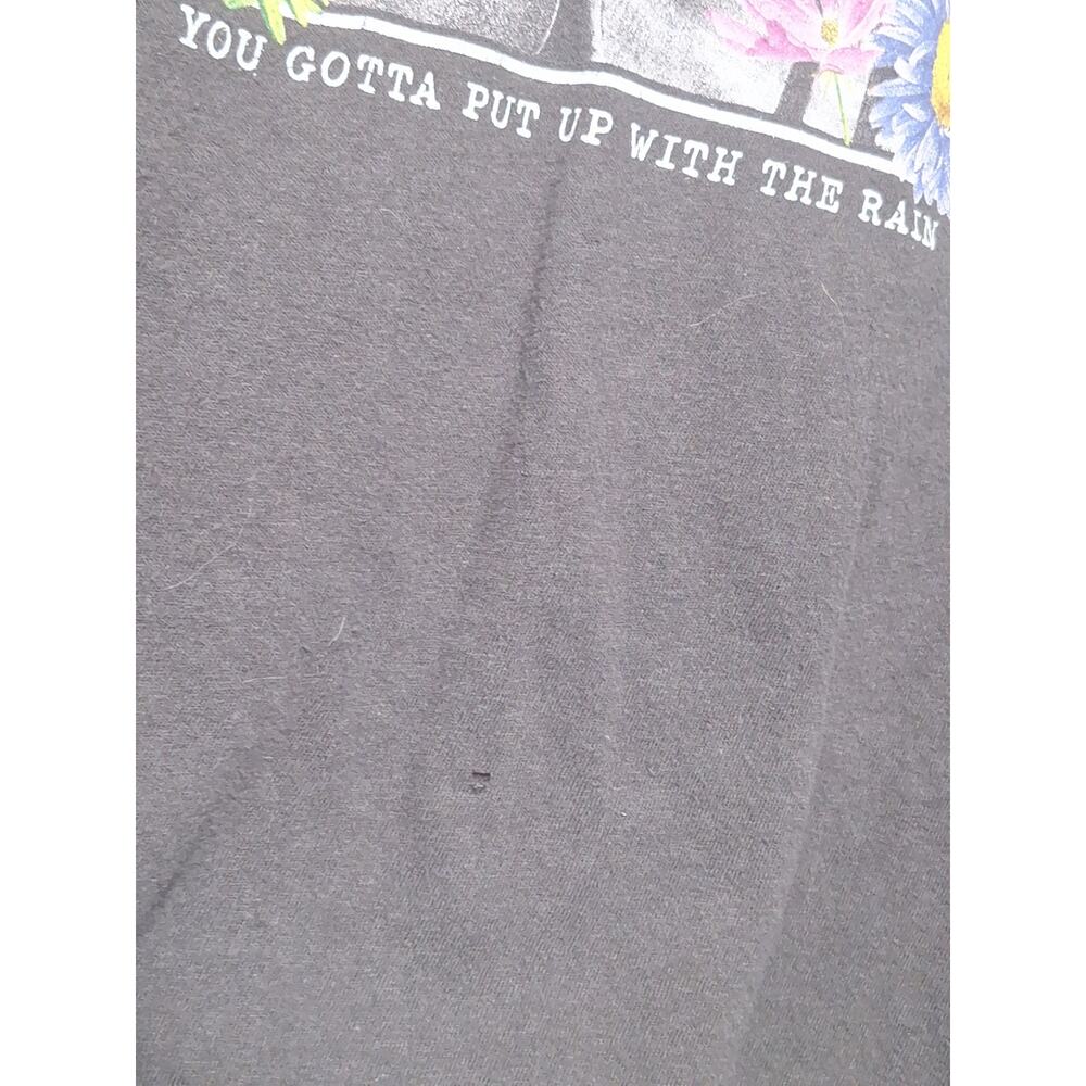 Dolly Parton Graphic T-Shirt Women’s Large – Rainbow Quote Flowers - Picture 3 of 5